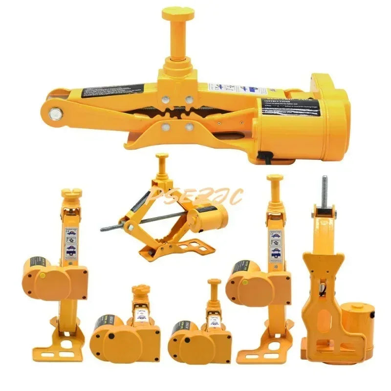 Car Jack 2T/3T12V DC Lifting Tire and Wheel Repair and Replacement Kit SUV Van and Emergency Equipment