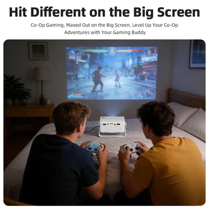 AUN Y3 MINI Projector Home Theater LED Portable 3D Video Smart TV Cinema Game Wired Mirror IPhone For Full HD 4K Video Via HDMI