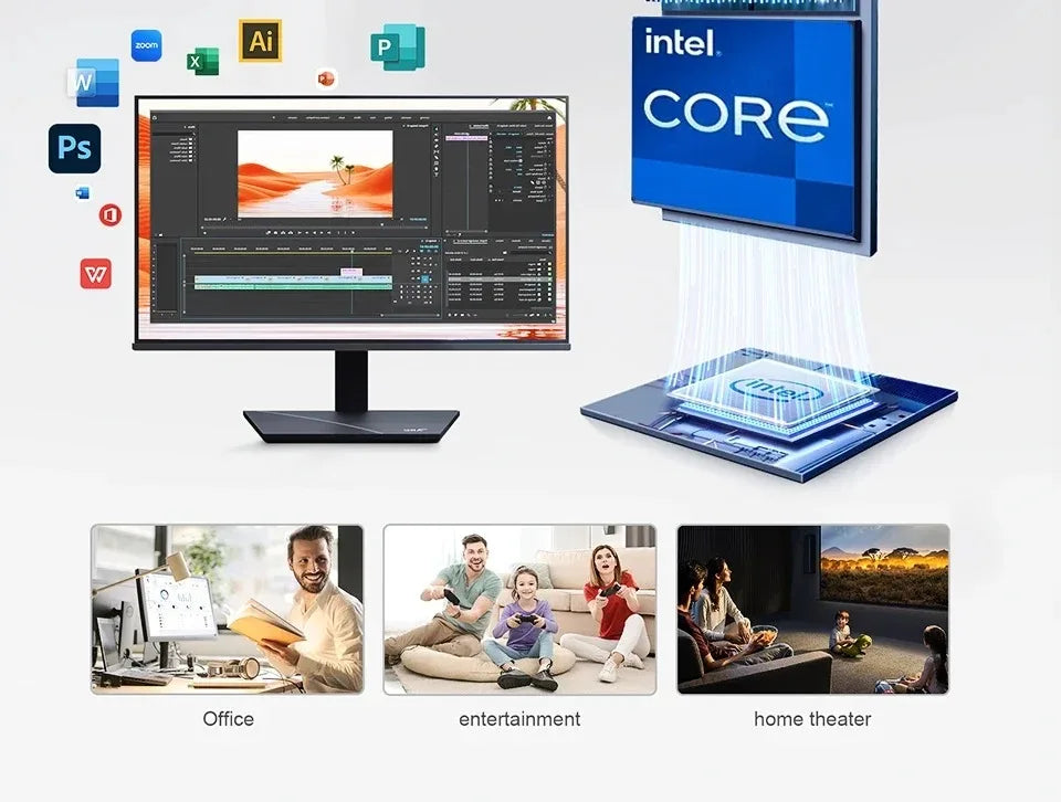Hotselling Portable Intel N150 Windows 11 16GB RAM 512GB 1TB SSD Gaming Mini Computer WiFi 6 Desktop Mini PC Computer