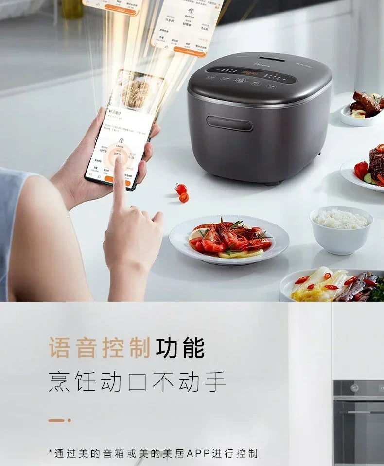220V 1300W Rice Cooker Household 4 Liters L Smart Ih Rice Cooker Multi-function Large Fire Rice Cooker 220V