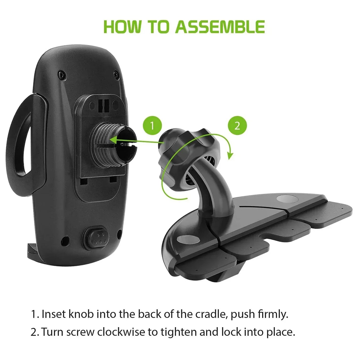 CD Slot Car Phone Mount Holder Compatible for Apple iPhone 14 Pro Max Plus 13 12 11 Xs Xr X Mini SE Samsung Z Fold, Z Flip