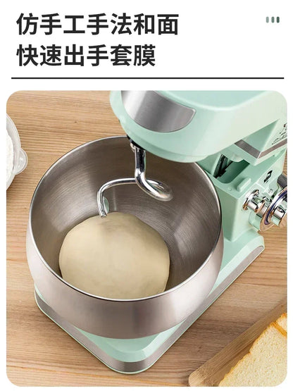 Small Household Chef Machine. Whip Cream Stirring. Multi-Function Dough Mixing. Cake Mixer. Stand Mixer.