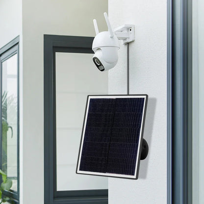 6W 5V Solar Panel Charger Shingled Solar Panel 24% Efficiency Micro USB & USB-C Port Solar Cell Panel for Phone iPad Outdoor Use