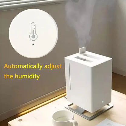 Zigbee Temperature Humidity Sensor Indoor Thermometer Hygrometer App Remote For Smart Home Life Work With Alexa Google Assistant