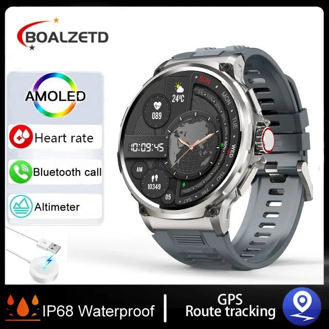 New 1.85-inch Ultra HD SmartWatch GPS Track Bluetooth Call 710 Mah Large Battery Sports Fitness smartwatch 2026 clock Gift Hot