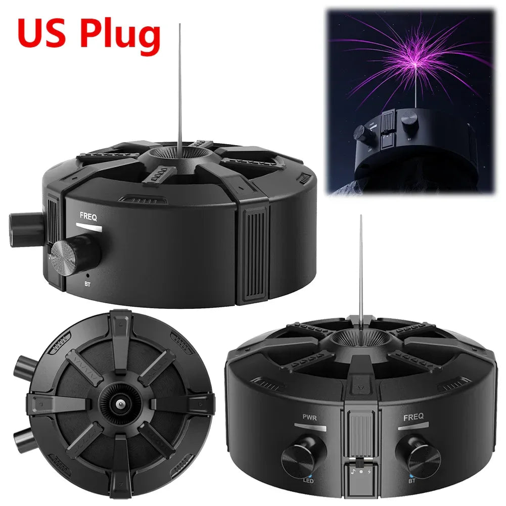 2025 Music Tesla Coil Bluetooth AUX Wireless Speaker Touchable Spark Tesla Musical Coil Lighting For Science Experiment Gifts