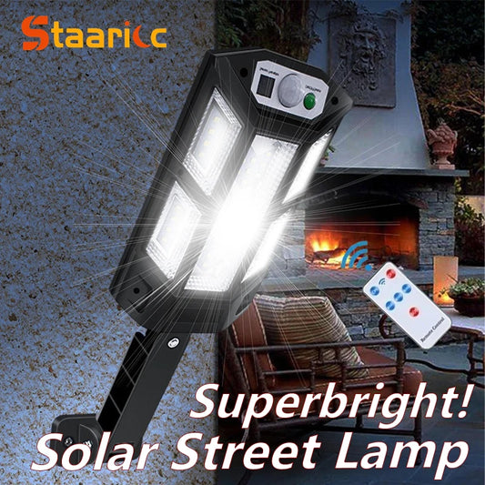 Newest Solar LED Light 300000LM Outdoor Solar Lamp Of Motion Sensor 4 Mode Waterproof IP65 Solar Garden Light Street Yard Lanter