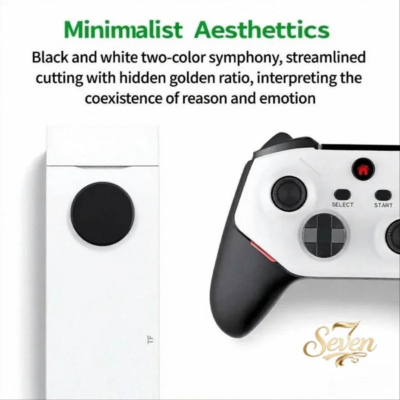M88 Game Console Stick 128G Supports 30+ Emulators 20000 Games Portable 4K 60 Simulators Wireless Controller 3D TV Support PS2