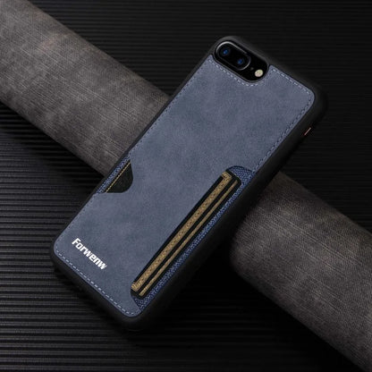 Retro Card Holder Phone Case for iPhone 17 16 15 14 13 12 11 Pro Max 16E Mini XS XR SE 7 8 Plus Busines Wallet PU Leather Cover