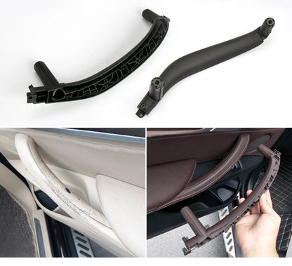 Left Right Single Car Inner Door Handle Interior Door Inside ABS Pull Handle Trim for BMW X5 X6 F15 F16 2014-2018