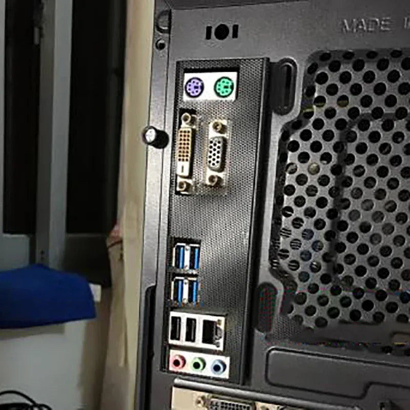 5 Set Universal DIY Shield backplane PVC Dust Filter For Computer Cooling Fan Shield Back Plate Chassis Bracket of Motherboard