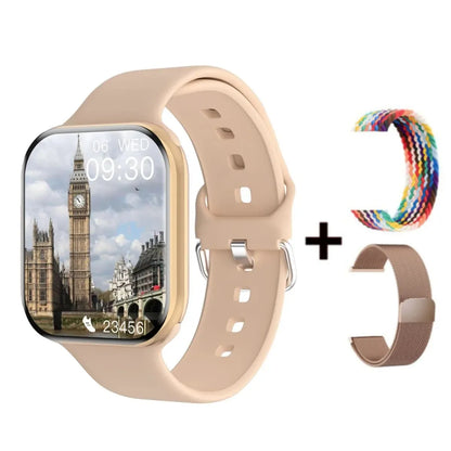New Watch 10 Smart Watch Men Body Temperature BT Call NFC Always on Display GPS Sport Watches Women Smartwatch For Apple Android