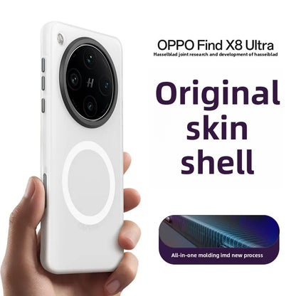 For OPPO Find X8 Ultra Pro Case Luxury Skin Feel Matte Magsafe Magnet Phone Cover For OPPO Find X 8 X8Pro Shockproof Bumper