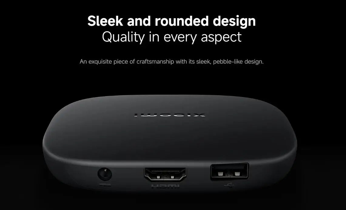 Xiaomi TV Box S 3nd Gen Global Version 2G RAM 32G ROM 4K UHD Dolby Vision HDR10+ Google TV WIFI 6  BT5.2 Google Assistant