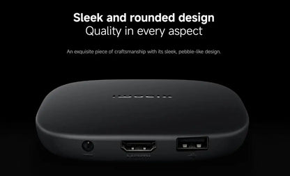 Xiaomi TV Box S 3nd Gen Global Version 2G RAM 32G ROM 4K UHD Dolby Vision HDR10+ Google TV WIFI 6  BT5.2 Google Assistant