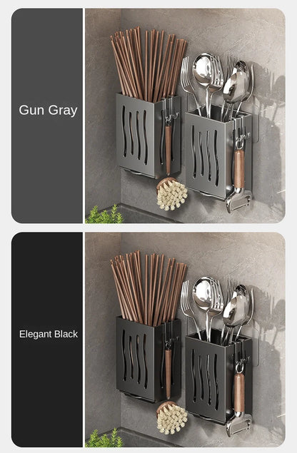 1Pc Cutlery Holder Kitchen Tableware Drainer Spoon Fork Chopsticks Storage Basket Rack Multifunctional Kitchen Tableware Organiz