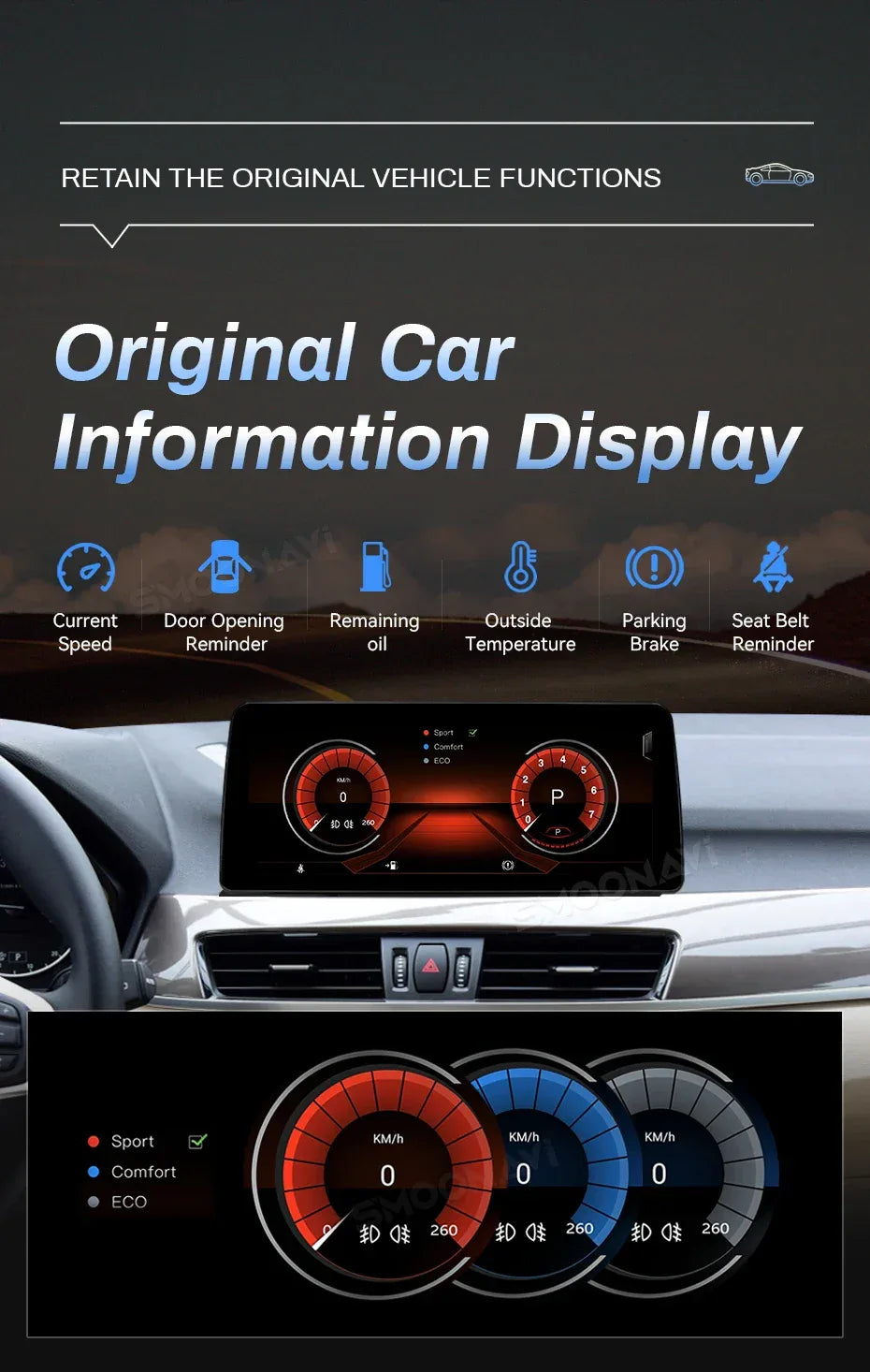 Wireless Carplay Android 12 12.3 Inch IPS 1920*720P Car Multimedia Player For BMW X1 F48 2016 2017 NBT System 4G Wifi Navigation