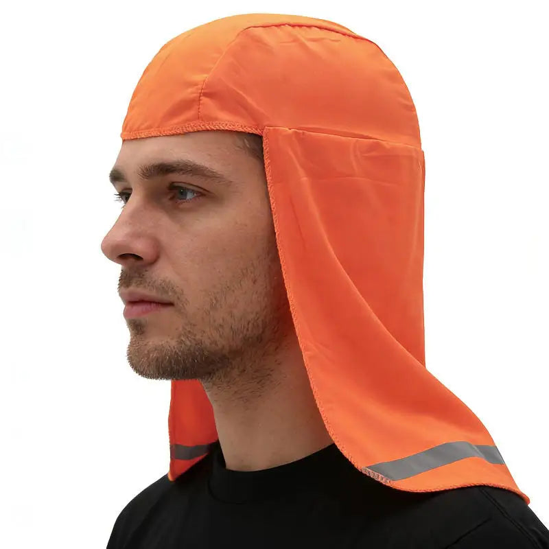 Cooling Cap Elastic Sun Shade Hat Wide Brim Neck Shield Elastic Hard Cap UV Protection to Cover Neck for Fishing Riding