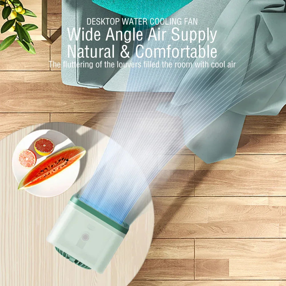 Donirt New Portable USB Chargeable Mini 3 Gear Air Conditioner Cooler Fan Air Conditioner Air Cooling Office Desktop Fan
