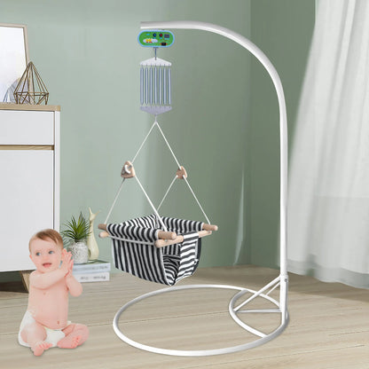 Electric Baby Swing Controller, Hanging Electric Cradle Control w/Adjustable Timer Swing Spring for Baby