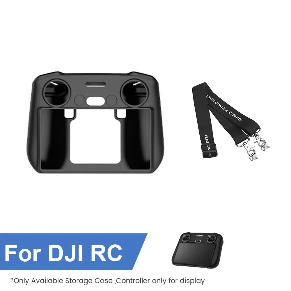 Silicone Case Protective Cover for DJI Mini 3/Mini 4/Mini 5 Pro/Flip/AIR 3S/Mavic 3/4 Pro/Neo/RC/RC 2 Remote Control Accessories