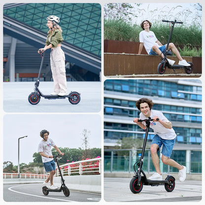 W6 Electric Scooter 10 Inch 500W Motor 36V 10.5Ah Battery 35km/h Max Speed Foldable E-Scooter With APP Dual Brakes Scooters