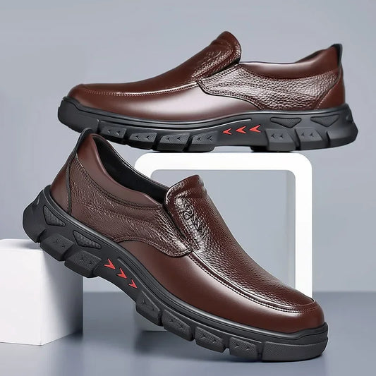 2023 Genuine Shoes Men Casual Sneakers Comfort Design Man Shoe Business Leather Loafers Men Shoes Moccasins Tooling Shoe by PDG ibma