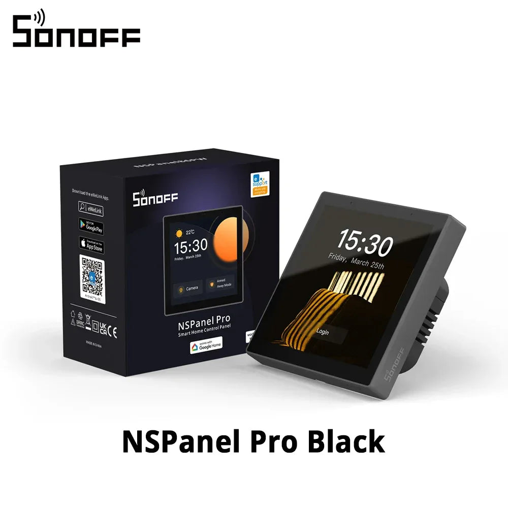 SONOFF NSPanel Pro Smart Home Control Panel Smart Thermostst Power Consumption DIY Switch Module Supports All Sonoff Devices