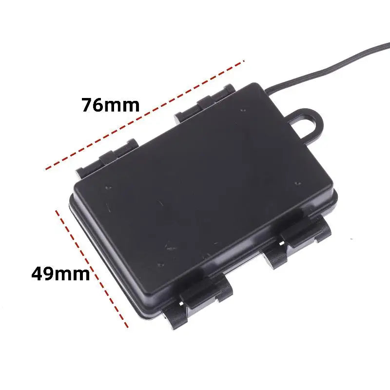 1 Set 3 Sections AA Battery Holder 3V No.5 Waterproof And Dustproof Battery Cartridge With Timing Function