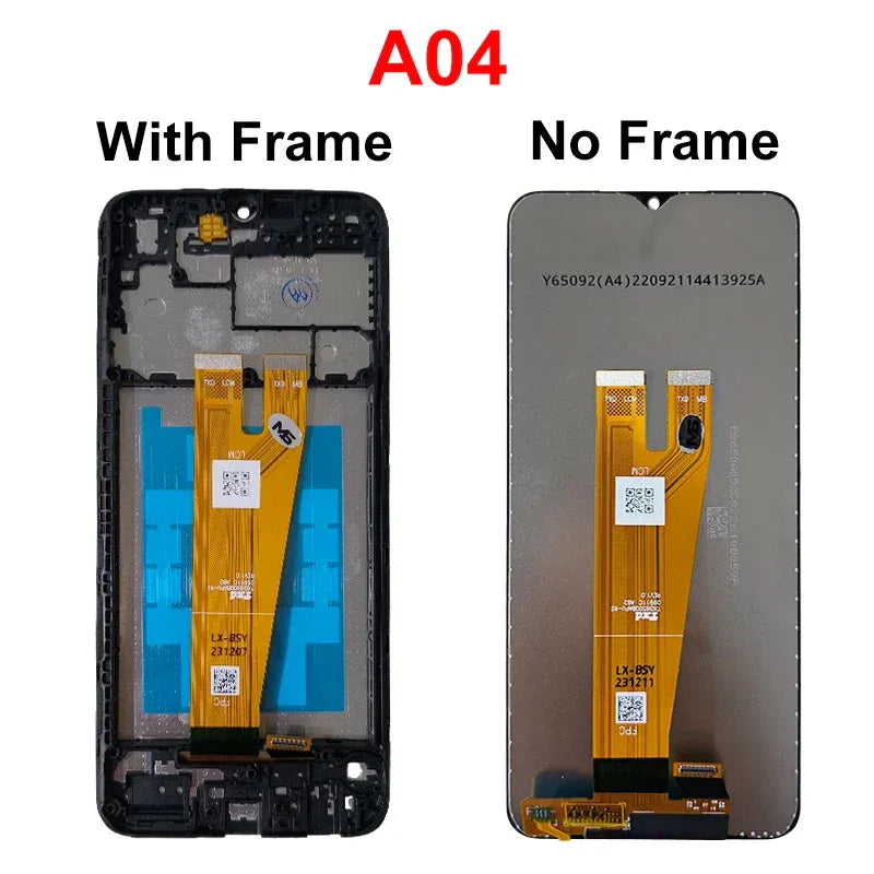 6.5" For Samsung Galaxy A04 LCD A045 A045F Display A04S Touch Screen A047 A047F For Samsung A04E LCD A042 A042F  Digitiz Replace