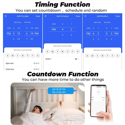 16/20A EU Smart Socket WiFi Smart Plug with Power Monitoring Timing Function Voice Control Works With Tuya APP Alexa Google Home