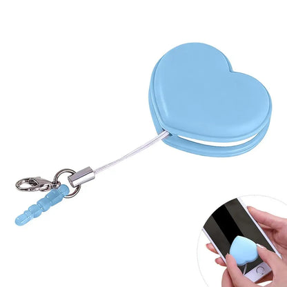 Macaron Mobile Phone Screen Wipe Macaron Portable Keychain for Mobile Computer Electronic Glasses Cleaner Cloth