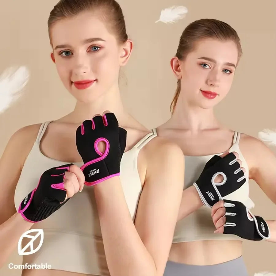 Unisex Gym Workout Gloves for Weight Lifting Fitness Body Building Sports Training Cycling Exercise - Durable Protection Grip