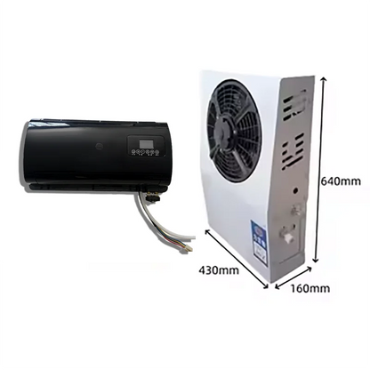 DC 12V 24V Rooftop Air Conditioners Mini Air Conditioner For Truck Car RV