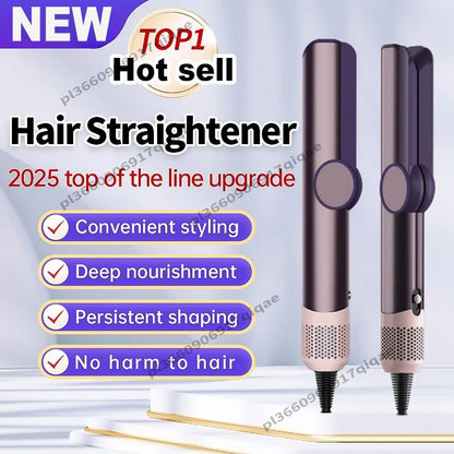 2 IN 1 Hair-care Airstrait Hair Straightener Hair Dryer Negative Ion Hair Styler Long-Lasting Styling Tool Hairdryer Machine