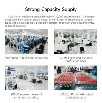 DALY BMS 3S 4S 6S 7S 10S 12S 13S 14S 15S 16S Li-ion And LiFePO4 32650 21700 18650 BMS 15A To 100A With Balance Function And NTC