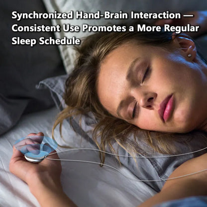 Lenovo Mini Smart Sleep Speaker Quickly Fall Asleep with This Handheld Microcurrent Low-Frequency Pulse Deep Sleep Aid Silver
