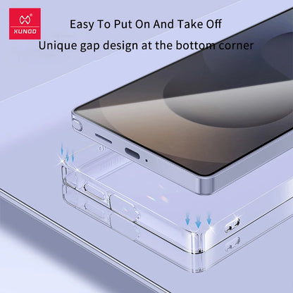 Xundd Magnetic Case For Samsung Galaxy S26 Ultra PC HD Transparent Cover Camera Lens Protection For Samsung S26 Ultra Case