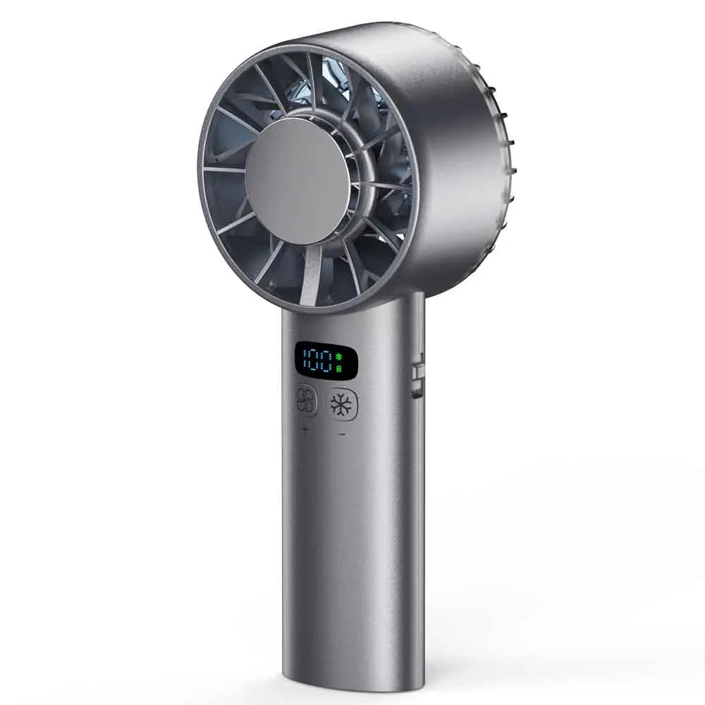 Outdoor high-speed refrigeration handheld fan 100 speed mini fan USB charging portable fan