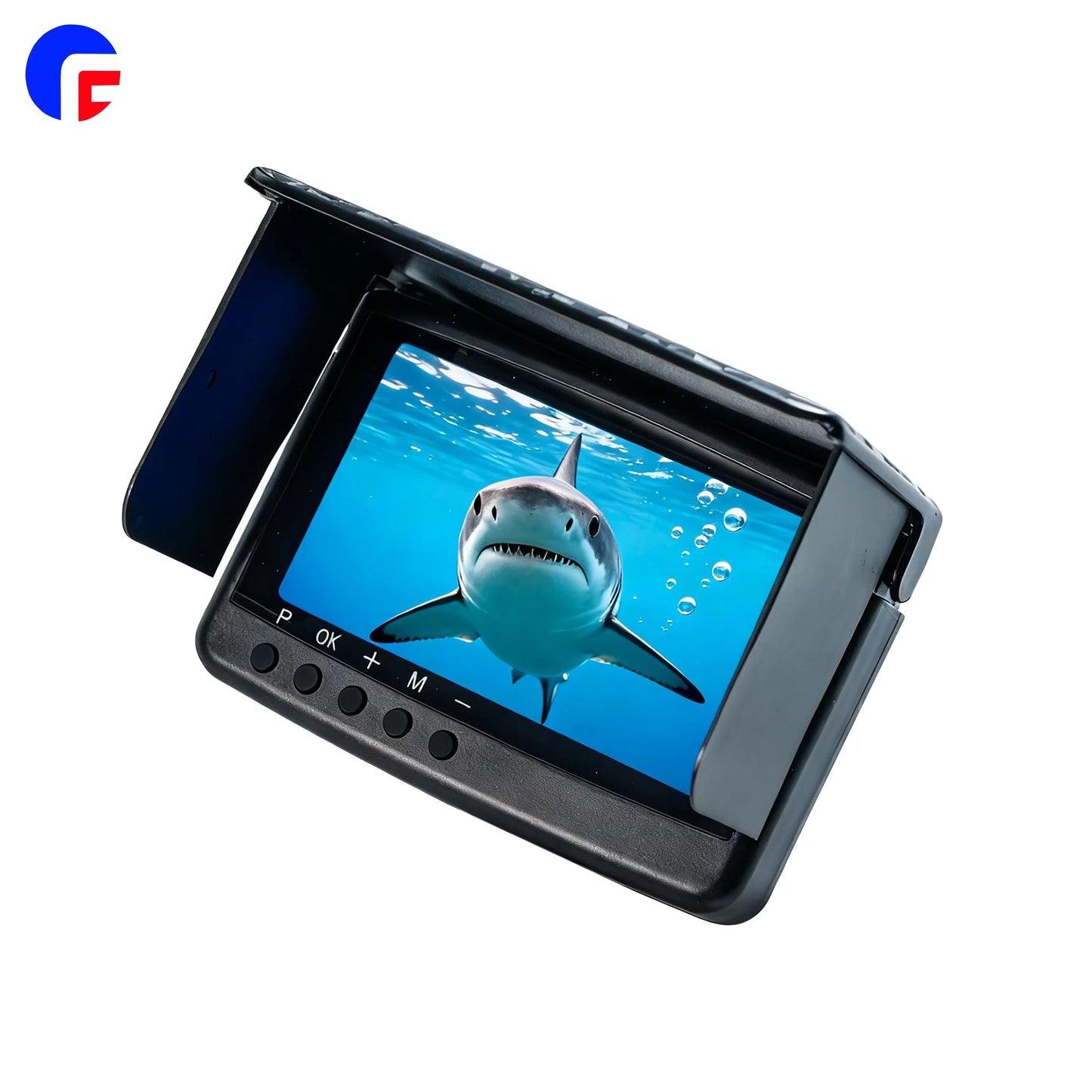 Underwater Fishing Camera Display | 5-Inch 1080P HD Display, AHD/CVBS Dual Signals, Video Recording, 3.5mm Headphone Jack