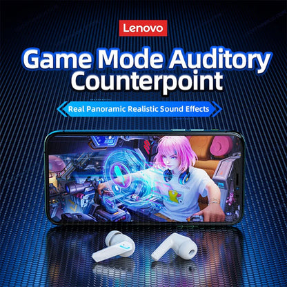 Choice Lenovo GM2 Pro TWS Bluetooth Headphones Long Endurance With Low Latency Headphones Smart Touch With HIFI Sound Earbuds