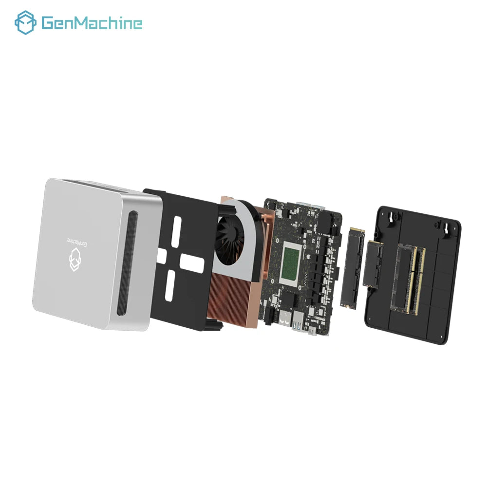 GenMachine AMD Ryzen™ 7 4800U Windows 11 Ryzen MINI PC DDR4 8 Core 16 Thread 1.8GHz Up to 4.2GHz TDP 15W WIFI6 BT5.2 4.2GHz