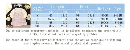 Baby Girl Dress Spring And Autumn Bow Cotton Long Sleeved Girl Dress Cute Christmas Style Baby Dress