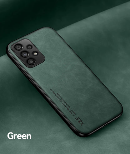 Hidden Iron Plate Magnetic Frosted Leather Phone Case For Xiaomi 17 Pro Max 15T 15 14 14T 13 13T 12 12T 11 11T Pro Back Cover