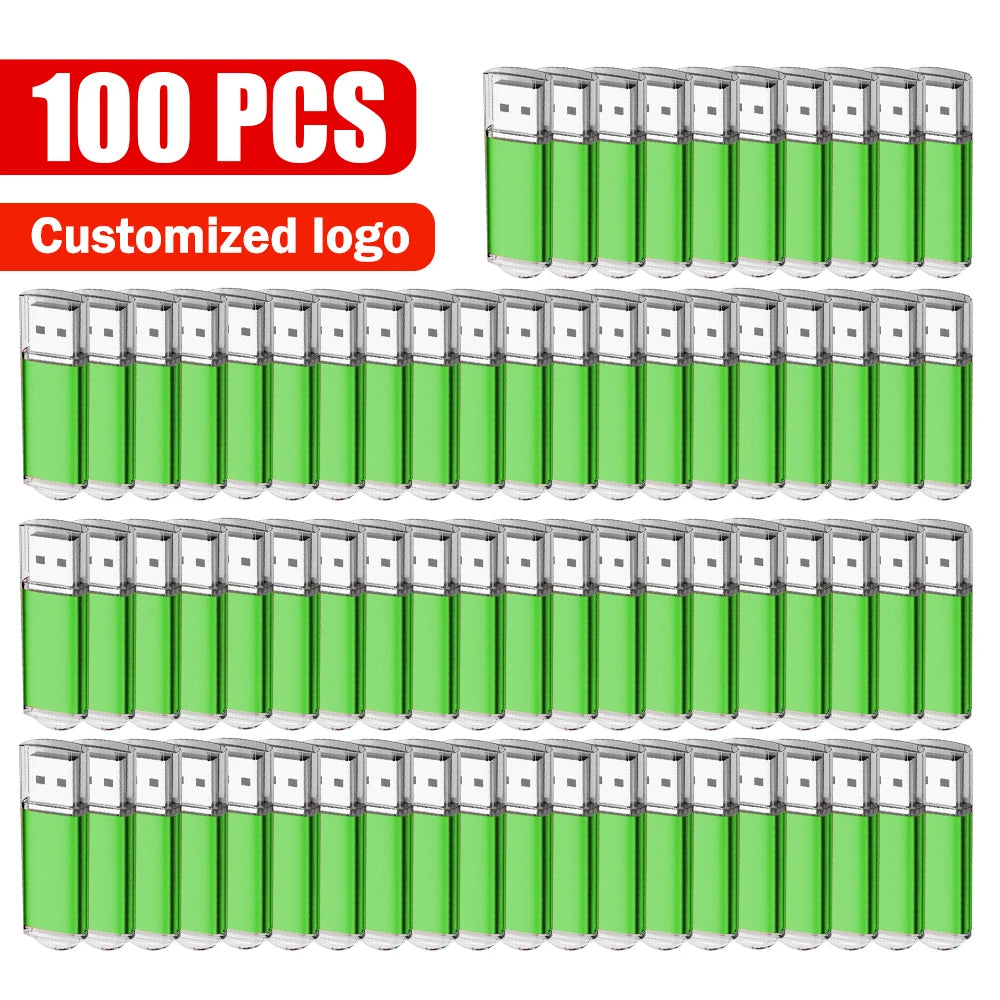 100pcs/lot factory price usb 2.0 flash drive 512MB 4GB 16GB usb metal pendrive 4GB 64GB usb memory stick Free Custom logo gifts
