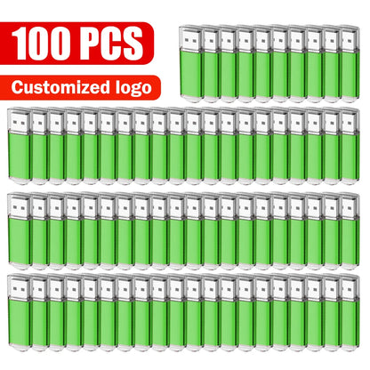 100pcs/lot factory price usb 2.0 flash drive 512MB 4GB 16GB usb metal pendrive 4GB 64GB usb memory stick Free Custom logo gifts