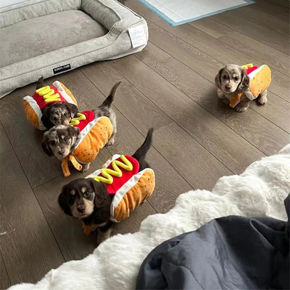 Funny Holiday Dog and Cat Pet Costumes Adjustable Clothes Pet Costume Cosplay Cute Dachshund Party Costumes