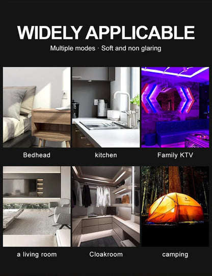 Car reading lights, LED interior sound controlled ambient lights, car trunk lighting, wireless wiring free decorative lights