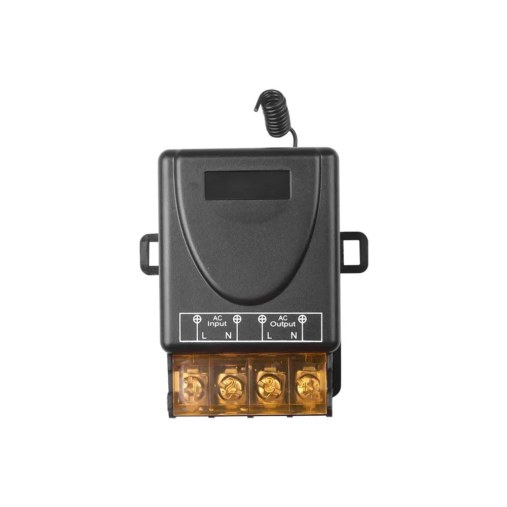 Universal Remote Control Switch 433mhz Wireless Switch AC 220V Relay and On Off Transmitter for Light Lamp Water Pump Door