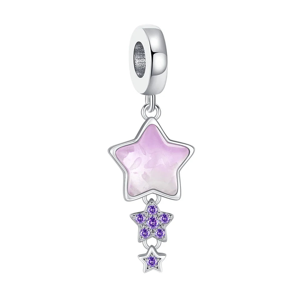 Elegant Mother's Day gifts For mom Ballet Pendant Fit Original Bracelet Diy Jewelry Fine Perfect Heart Rainbow Charm Daily Wear